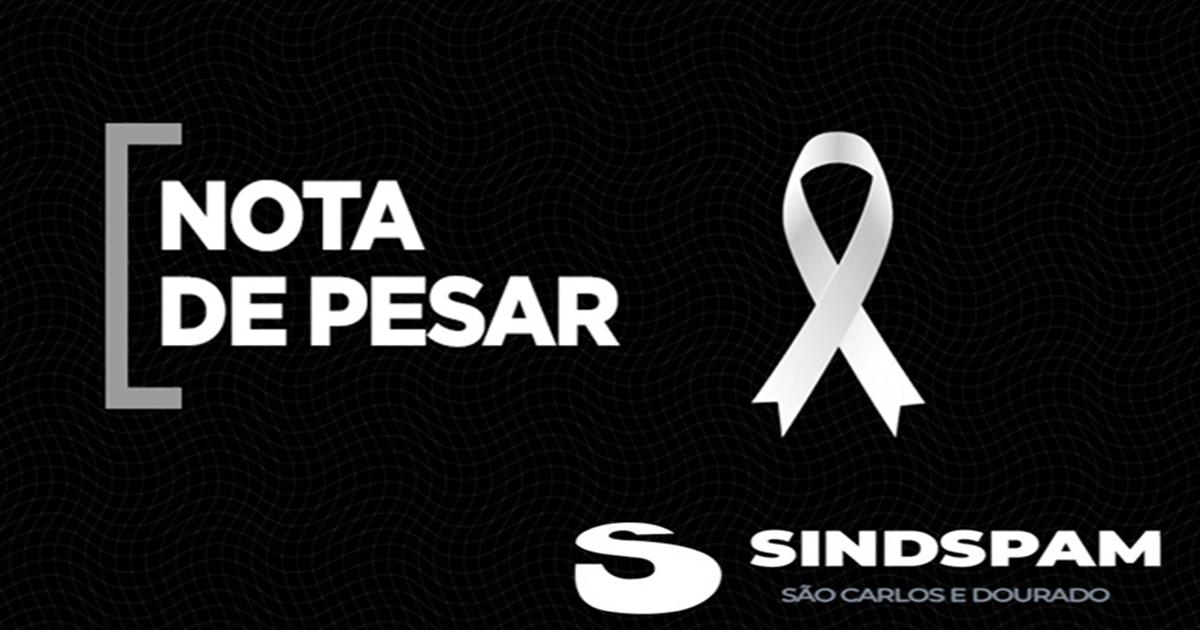 Nota de pesar do SINDSPAM pelo falecimento da Sra. Maria Aparecida da Silva Vicente