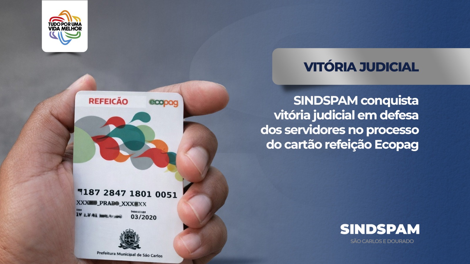 Comunicado aos Servidores Públicos Municipais de São Carlos – Processo Cartão Refeição – Bandeira Ecopag