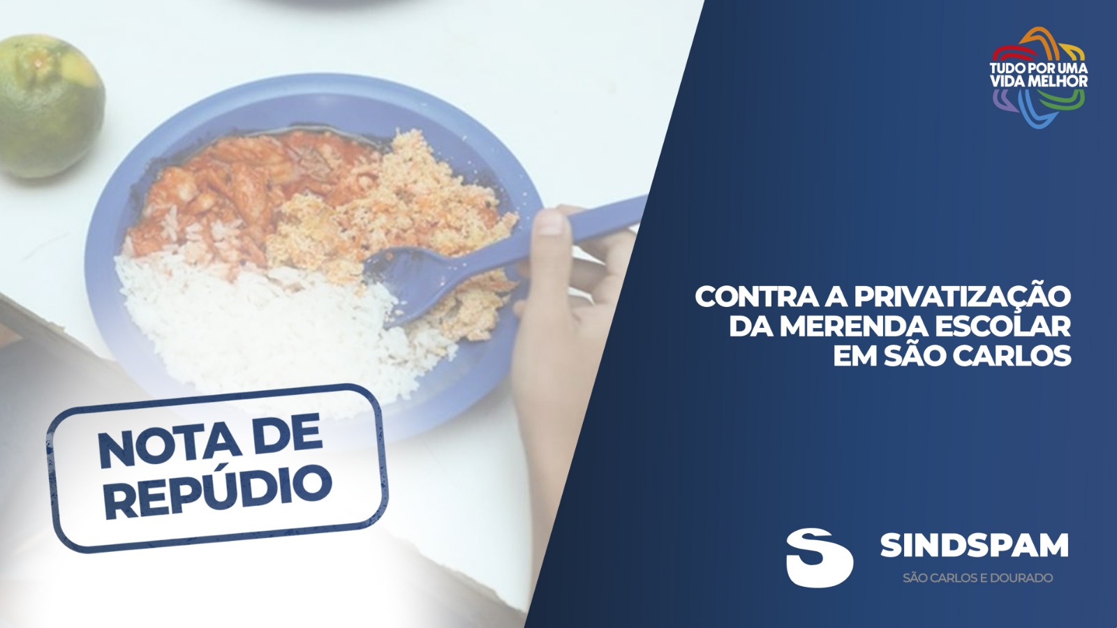 Nota de Repúdio Contra a Privatização da Merenda Escolar em São Carlos