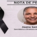 Nota de Pesar do SINDSPAM pelo falecimento da diretora Joana Santos
