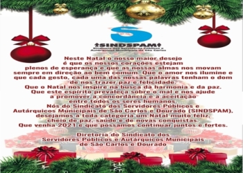 Sindspam Deseja A Todos Os Servidores Um Feliz Natal