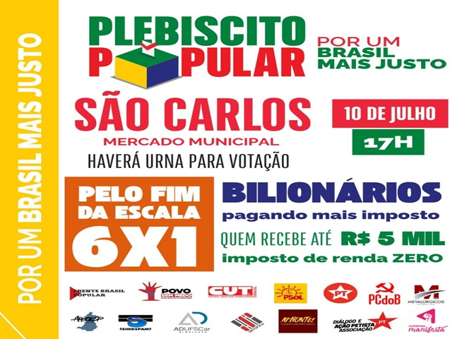 Participe: Sede Do Sindspam É Ponto De Votação Para Plebiscito Popular