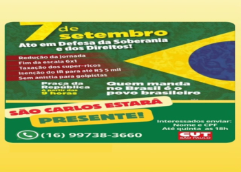 Sindspam Apoia O Ato Em Defesa Da Soberania E Dos Direitos