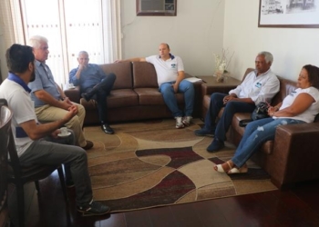 Diretoria Do Sindspam Se Reúne Com Lucão Fernandes E Marquinho Amaral