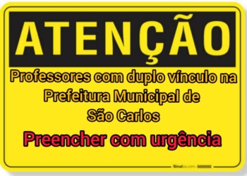 Atenção Professores/As Que Possuem Duplo Vínculo Com A Prefeitura Municipal