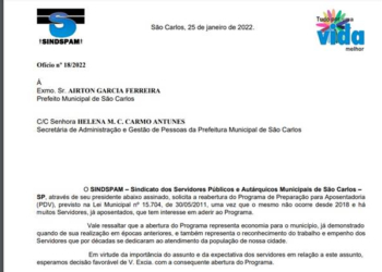 Sindspam Pede Reabertura Do Programa De Preparação Para Aposentadoria (Pdv)