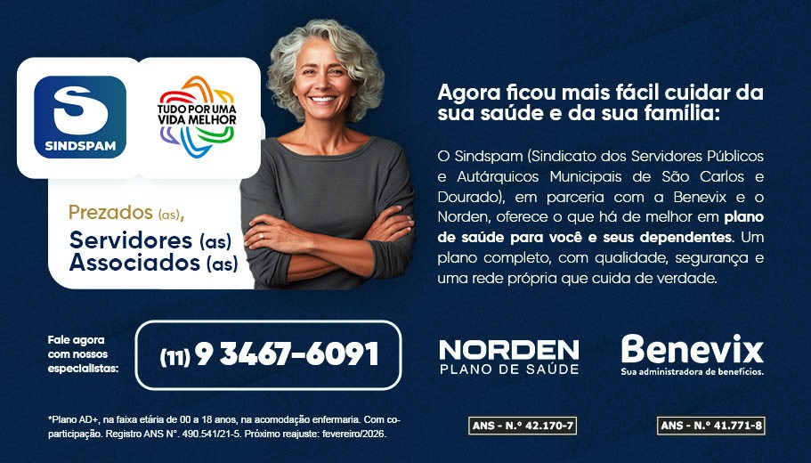 Associado Sindspam, Você Agora Pode Contar Com Plano De Saúde Norden/Benevix