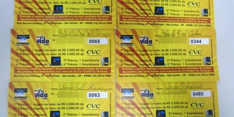 Confira Os Sorteados Do Festival De Prêmios Do Sindspam