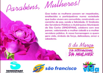 8 De Março: Homenagem Do Sindspam Ao Dia Internacional Da Mulher