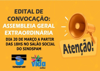 Sindspam Convoca Assembleia Para Votação Do Acordo Coletivo 2024/2025