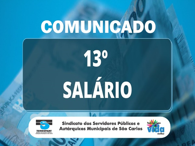 Comunicado Aos Servidores Públicos Sobre Antecipação Do 13º Salário