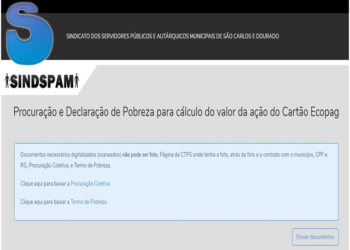 Sindspam Disponibiliza Link Para Envio De Documentos Para Restituição De Valores Devidos No Cartão Ecopag