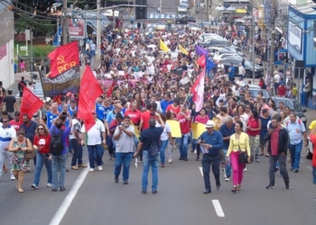 Servidores Comparecem Em Massa Na Manifestação Contra A Reforma Da Previdência
