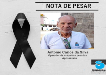 Nota De Pesar Do Sindspam Pelo Falecimento Do Servidor Público Antonio Carlos Da Silva